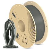 ANYCUBIC 3D Printer Filament PLA 1.75mm, FDM Printer Filament 1kg Spool (2.2 lbs), Dimensional Accuracy +/- 0.02 mm (1kg, Gray) ANYCUBIC