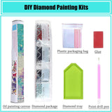 Diamond Art Painting Aircraft Carrier USS Navy Ship Military Aircraft Kit for Adults Full Drill Diamond Art Painting by Number Kits Gem Art Wall Home Decor(15.8 x11.8inch) WoodArtSupply