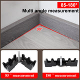 moonoom 2-in-1 Mitre Measuring Cutting Tool, Miter Saw Protractor Tool, Precise Mitre Angles Cutting Tool, Measuring Template Instrument Home Supplies moonoom