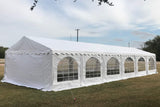 Delta 40'x20' Fire Retardant (FR) PVC Party Tent,Wedding Tent Canopy,Outdoor Event Shelter,Garden Gazebo,with Waterproof Top,Galvanized Steel Poles,Carry Bags DELTA