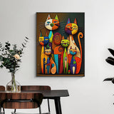 mrpwnle Cat Diamond Painting Kits for Adults Beginners, DIY Cute Cat Diamond Art Kits for Adults 5D Full Drill Diamond Art Dots Gem Paintings Kit for Festival Home Wall Decor 12x16inch mrpwnle