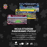 MasterPieces - 1000 Piece Jigsaw Puzzle, NCAA Montana Grizzlies, Panoramic Football Stadium View, Fun for Adults and Family, 13"x39 Masterpieces