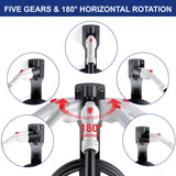 EV Charger Holder Wall Mount Kit, 180° Rotation EV Charger Nozzle Holster Dock for SAE J1772 Connector, Outdoor/Indoor, J-Hook EV Charger Cable Organizer for Electric Vehicles NZY