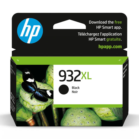HP 932XL Black High-yield Ink Cartridge | Works with HP OfficeJet 6100, 6600, 6700, 7110, 7510, 7610 Series | CN053AN HP