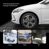 WELKIN Containment Mat,(8'6" x 20'),Non-Slip Garage Floor Mat - Heavy Duty Waterproof Protection from Snow, Rain and Mud for Cars WELKIN