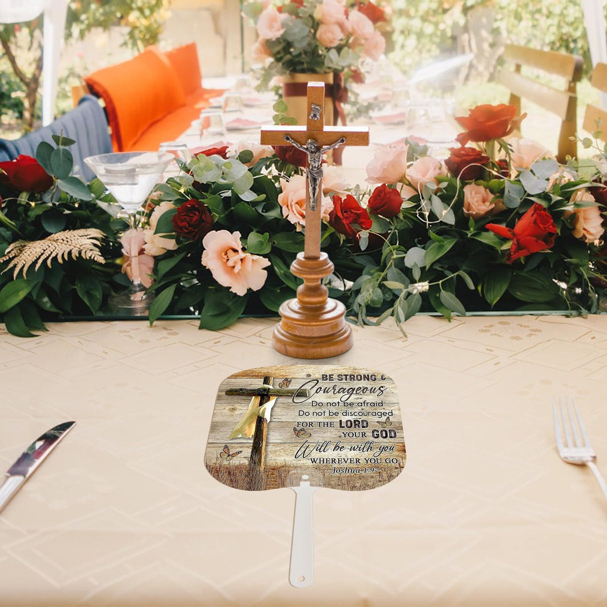 24 Pcs Sublimation Fans Blank, Church Fans Handheld Set, Double-Sided Sublimation Fan, Graduation Decorations, DIY Hand Fans for Church Parties and Wedding Fans for Guests Youmation