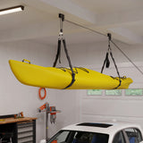 Kayak Storage Hoist - Overhead Pulley System with 125lb Capacity for Canoes, Bikes, Ladders, and More - for up to 12-Foot Ceilings by Rad Sportz RAD Sportz