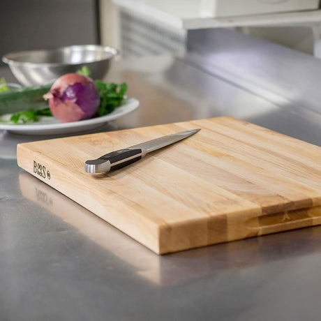 John Boos Boos Block Platinum Series Large Reversible Wood Cutting Board, 1.75-Inch Thickness, 24" x 18" x 1 3/4", Maple John Boos