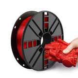 NOVAMAKER TPU Filament 1.75mm, Red Flexible 3D Printer Filament with 20g Cleaning Filament, 2.2lbs Spool, Dimensional Accuracy +/- 0.05mm, 95A Soft TPU Red 1kg NovaMaker