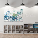 JaneTech 8-Pack Art Acoustic Panels Sound Absorbing Panels, 48x32 Inch Decorative Acoustic Panels, Sound Absorbing Wall Art with Nano Glue for Recording and Home Studio, Office,Conference JaneTech