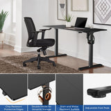 Our Modern Space Height Adjustable 40" Electric Standing Desk - Upgraded Ultra Durable Home Office Large Rectangular Computer Table or Laptop Sit Stand Workstation - 40 x 24 Inch Our Modern Space