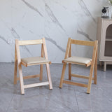 COMUHOME Folding Dining Chairs with Padded Seat Lightweight sillas para Fiestas,2 Pack Folding Chair for Dinner,Party Wedding,Picnic Event, 196LB Weight Capacity(Wood) COMUHOME