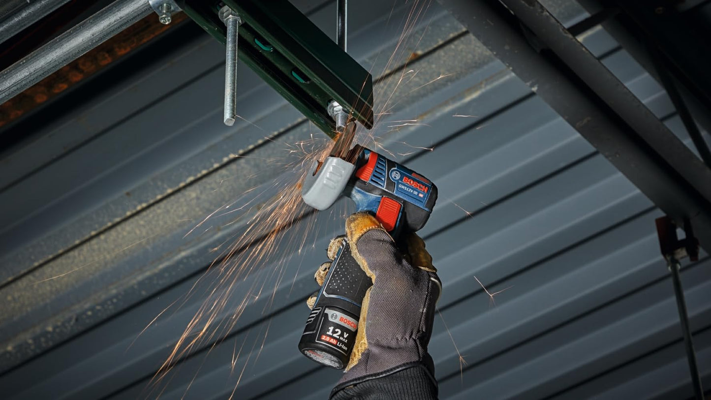 BOSCH GWS12V-30N 12V Max Brushless 3 In. Angle Grinder (Bare Tool) - WoodArtSupply