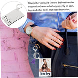 Didiseaon 18 Pcs Dye Sublimation Keychain Sublimation Coating Picture Keychains Sublimation Blanks Sublimation Pens Rectangle Sublimation Keychain Blanks Blank Board Spray Baby Didiseaon