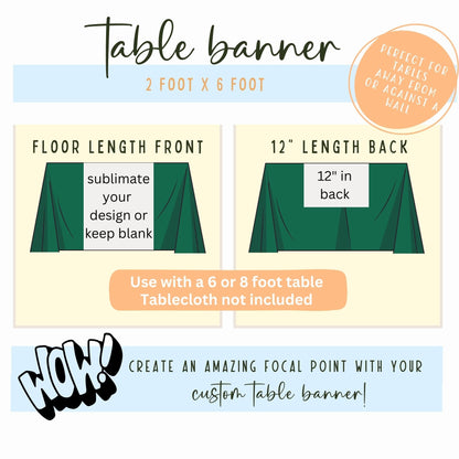 Get Snappin Table Runner, Gray 100% Polyester Sublimation Blank, Screen Print Blank, Table Decor, Wedding, Party Decor (2ft x 6ft, Gray)