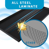 59''W/72''H Garage Shelving Heavy Duty 5-Tier Adjustable Storage Shelves Unit,3000 LBS Metal Utility Rack Shelf for Industries, Warehouses, Basement,Black (72''H x 59''W x 20''D) LBVSKK