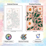 Yezavesu 6 Pack Paint by Numbers Kit for Adults Beginner 8x12 Inch, Flowers Adult Paint by Number Kits on Canvas Without Frame, DIY Acrylic Easy Flower Painting by Numbers for Home Wall Decor Gift Yezavesu