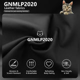 GNMLP2020 Manual Recliner Chairs for Adults, Anti-Scratch Leather Single Sofa Recliner Chairs,Small Recliner Chair for Small Space, RV, Living Room, Black GNMLP2020