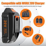 Upgraded 3.5Ah 2Pack 20V Battery Replacement for Battery 20V Power Share Max 20V Lithium-ion Battery Compatible with 20V Battery WA3575 WA3525 WA3520 WG151s WG891 Leaf Blower Tools Batteries Bonadget