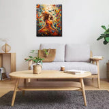 Romantic Women Paint By Numbers For Adults Beginner Girl Surrounded by Butterfly DIY Paint by Numbers Acrylic Paint Home Modern Decor Graffitic Painting Kits 16x20 Inch Boho Gift (Without Frame) TUMOVO