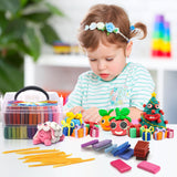 CiaraQ Polymer Clay Starter kit, Oven Bake Modeling Clay with Sculpting Tools, 50 Colors, 2.8 lb CiaraQ