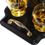 Ice Hockey Whiskey Decanter Set with 4 Unique Helmet Glasses, 750ml Decanter and 8oz Glasses – Perfect for Hockey Fans Gift, Whiskey Lovers, Sports Enthusiasts, Fathers, or Holidays by The Wine Savant The Wine Savant