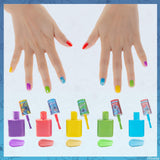 Townley Girl Disney Stitch 15 Piece Water-Based Nail Art Activity Makeup Set, Includes Nail Polish, Nail Brush and Nail Files, For Parties, Sleepovers and Makeovers, Ages 6 Townley Girl