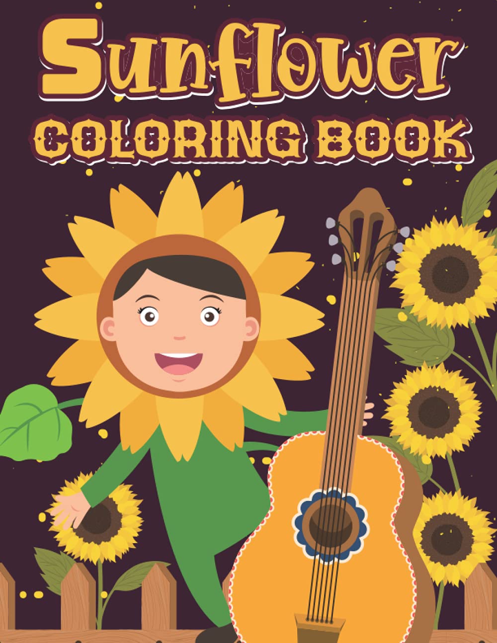 Sunflower :: coloring book for kids Majosta