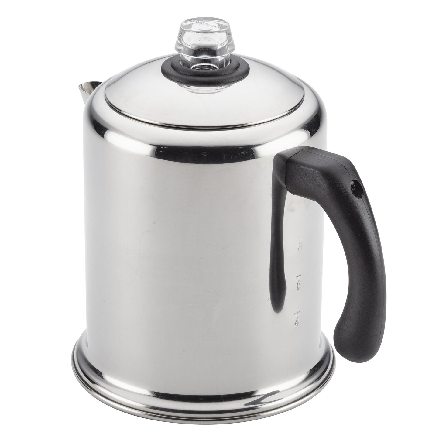 Farberware 47053 Classic Stainless Steel Yosemite 12-Cup Coffee Percolator, 12 Cup Coffee Maker, Silver