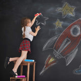 Sidewalk Chalk Holders for Back to School Railroad Chalk Holder Jumbo Plastic Adjustable Clip for Kids Teachers Students Office or Classroom(5 Pieces) Outus