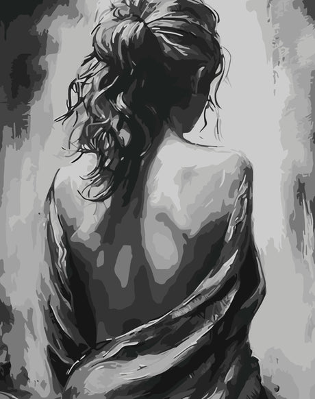 Easy Paint by Numbers Kit for Adults Beginner, People Adult Paint by Number Kits on Canvas, DIY Painting with Numbers for Adults, Acrylic Simple Oil Paints by Number Kits for Home Wall Decor 16x20 In BYGFHLYW