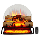 LegendFlame 23" W Free Standing Electric Fireplace White Birch Log Set (EF290A-WB), Fireplace Insert, Heater 750W/1500W, Crackling Sound, Remote Control Legend Flame