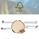 Kids Kitchen Step Stool for Kids with Safety Rail,Solid Wood Construction Toddler Learning Stool, Montessori Toddlers Kitchen Stool Tower (White) Wiifo