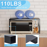 Expandable Metal Storage Shelves,110LBS Heavy Duty Shelving Units and Storage For Small Appliance, Adjustable Metal Storage Shelf Rack For kitchen Cabinet Closet Pantry Warehouse Garage,Patent Pending Cidaziya