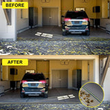 VUAOHIY Universal Garage Door Bottom Threshold Seal Rubber Strip with Adhesives, DIY Weatherproof Weather Stripping Replacement (10FT, Gray) VUAOHIY