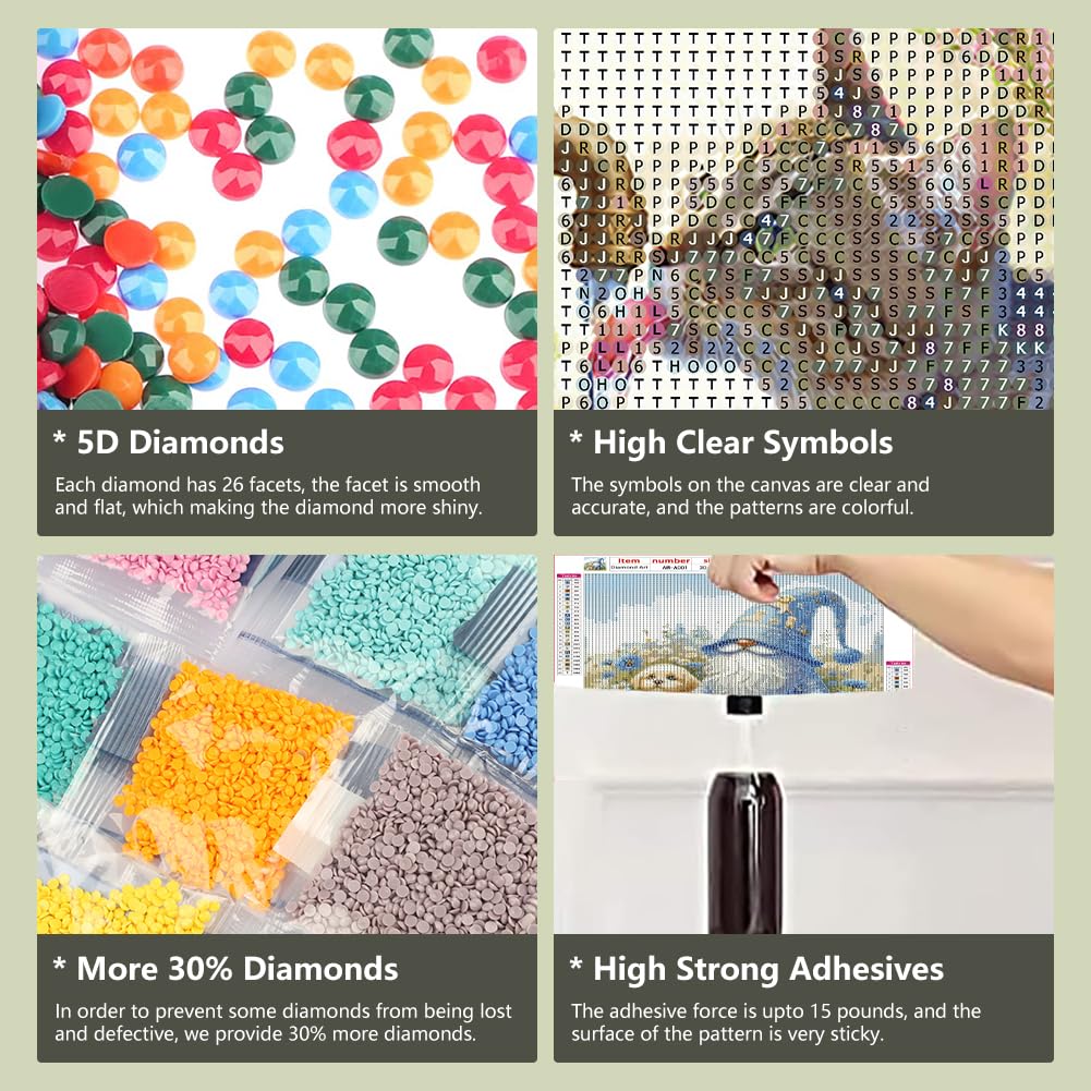 AMORARS Cat Diamond Painting Kit for Adults, 5D Diamond Art Beginners - DIY Full Diamond Dot Gem Art Paintings, Suitable Gifts, and Home Decoration Crafts，12x12In AMORARS