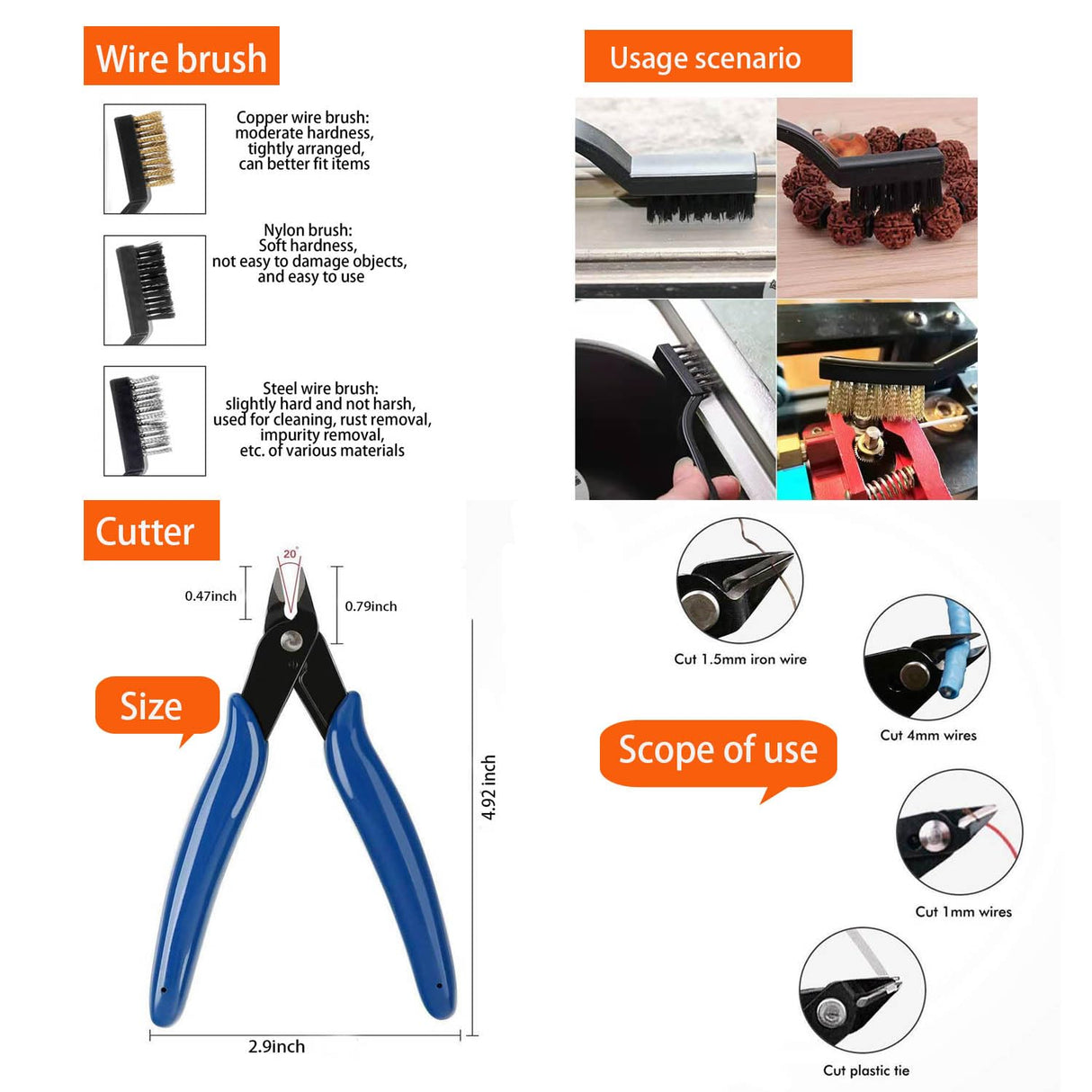 46Pcs 3D Printer Tool Kit Includes Deburring Tool, Files,Cleaning Needles, Brush,Carving Knife,3D Printier Accessories Set for Cleaning, Finishing 3D Printing Model MILUOSONG