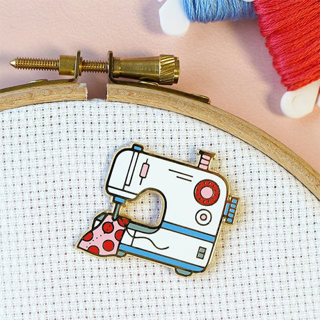 Sewing Machine Magnetic Needle Minder, Cross Stitch, Sewing, Embroidery and Needlework Accessory Caterpillar Cross Stitch