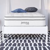 Modway Jenna 10” Innerspring and Memory Foam Twin Mattress With Individually Encased Coils Modway