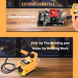 Cordless Soldering Iron for Dewalt 20V Max Battery,Digital LCD Display Soldering Station,Fast Heating Up Portable Soldering Iron for DIY, Appliance Repair,Wire Welding (Battery Not Included) LuckySlycyc