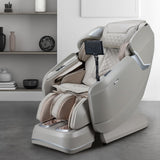 Titan Pro Vigor 4D | Taupe | Full Body Massage Chair | Zero Gravity Reclining | SL Track | Multiple Massage Techniques | Heated Roller | Space Saving | Foot & Calf Massage Titan