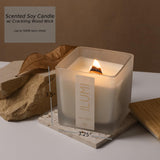 Luxury Aroma Set | Scented Reed Diffuser (200ml), Scented Wood Wick Soy Candle (200g), Aroma Room Spray (50ml), Includes Dried Flowers, 8 Reed Sticks - Home Fragrance Gift Set (Peony Garden) Lumi Brand