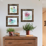 IKEREE 8x10 Rustic Picture Frames with Real Bark, Made of Natural Wood and Real Glass, Display Pictures for Tabletop or Wall Mounting. IKEREE