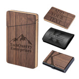 ubmpj Personalized Business Card Holder in Wooden Custom Engraved Business Card Holder for Men and Women - Durable and Multipurpose Business Gift ubmpj