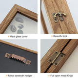 TJ.MOREE Shadow Box Frame 8 x 10 Shadowbox Display Case Picture Frame with Linen Back Memorabilia Bouquet Medals Military Photos Memory Box TJ.MOREE