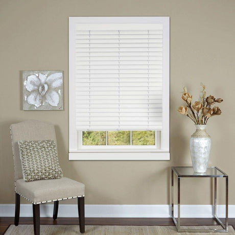 Achim Home Furnishing Cordless GII Luna 2" Slat White Venetian Window Blinds 32" W x 64" L PowerSellerUSA