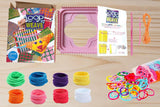 Weaving Loom Kit for Beginners Adults and Kids, DIY Arts and Crafts Gifts for Girls Ages 5 6 7 8-12 13 Potholder Loom Knitting kit for Beginners, Create 6+ Potholders & Crafts with 192 Rainbow Loops Kaaper