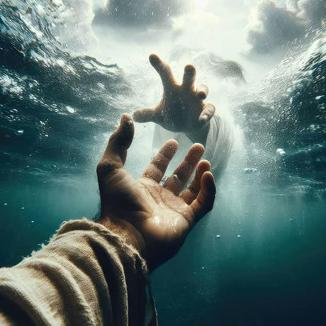 Yezavesu Diamond Art Kits for Adults, Jesus 5D Diamond Painting Kit for Beginners, Inspiring Faith DIY Round Full Drill Painting with Gem Art Kits for Home Wall Decor 14 x 14 Inch Yezavesu