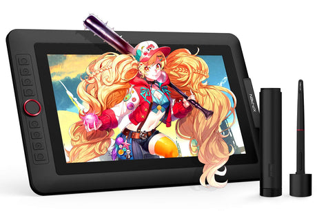 XPPen Drawing Tablet with Screen Full-Laminated Graphics Drawing Monitor Artist13.3 Pro Graphics Tablet with Adjustable Stand and 8 Shortcut Keys (8192 Levels Pen Pressure, 123% sRGB) XP-PEN