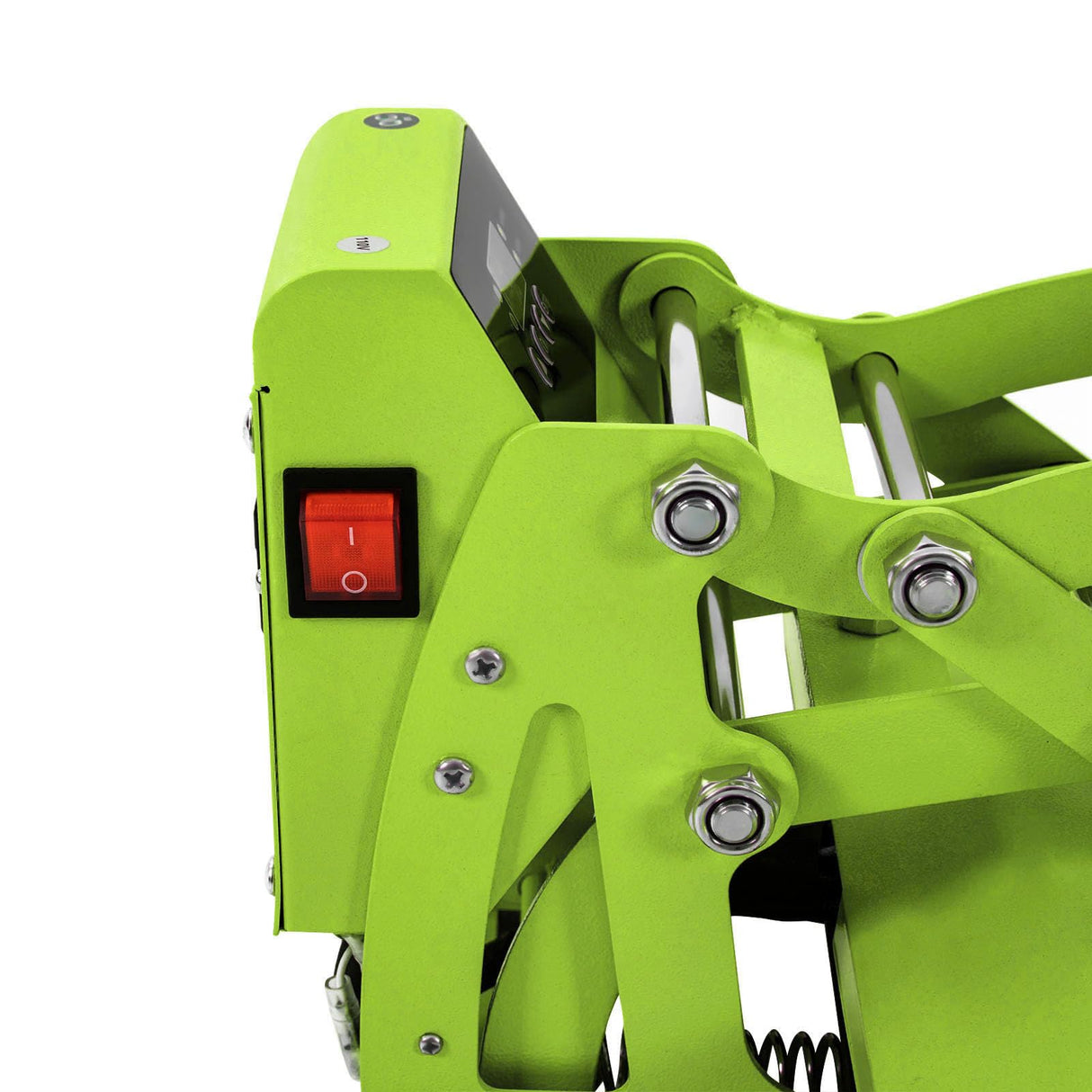 Heat Press Machine 9x12 Inch Clamshell Sublimation T Shirt Press, Multifunction Heat Press Transfer Machine for t Shirts, Bags, Mats, Puzzles,Garments,700W, Green SNKOURIN